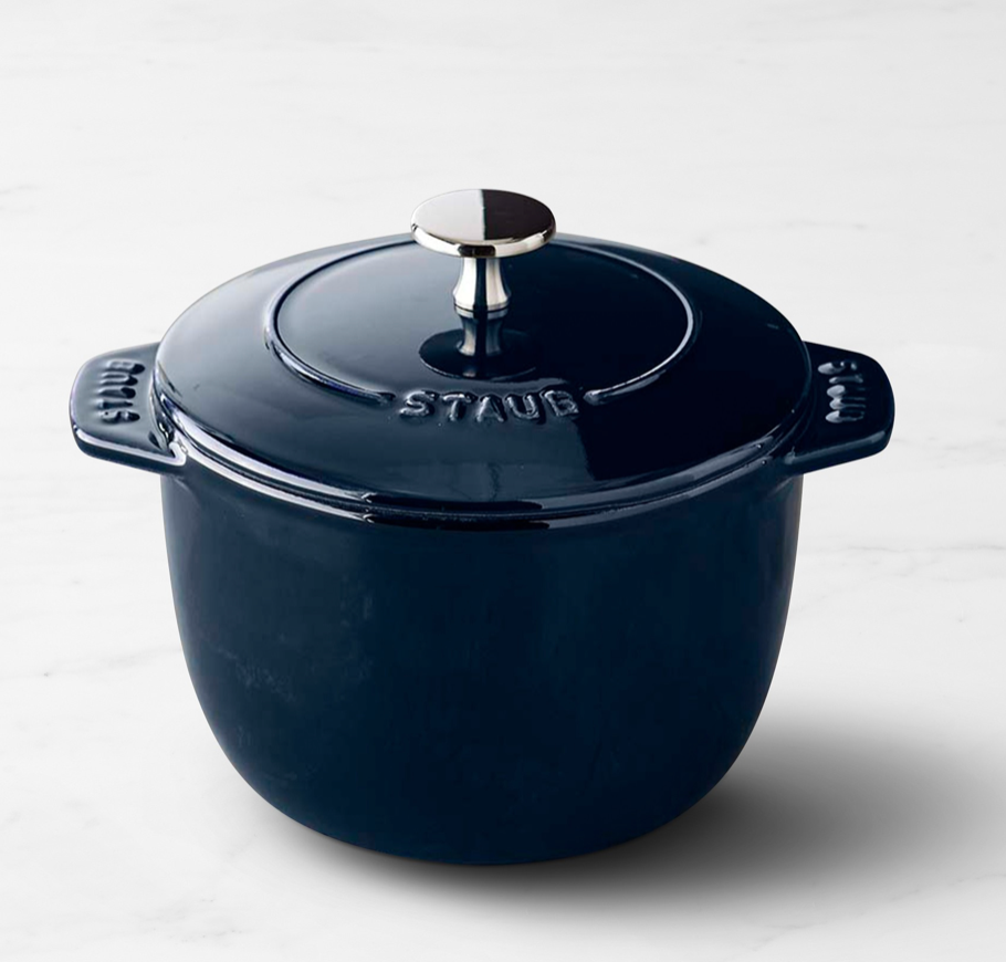 Staub Cast Iron Petite Demi French Oven - Sapphire Blue