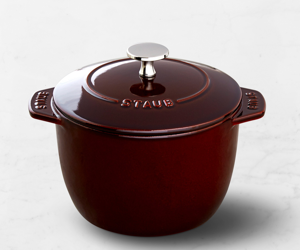 Staub Cast Iron Petite Demi French Oven - Grenadine Red