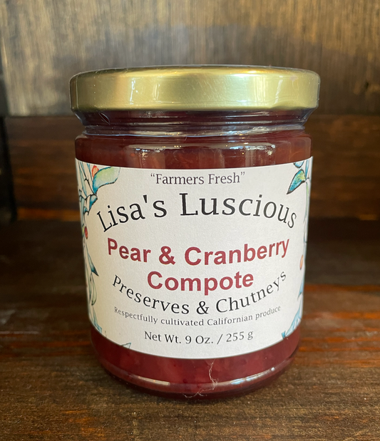 Lisa's Luscious Kitchen - Pear and Cranberry Compote